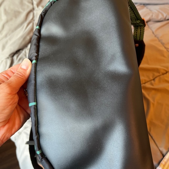 Lululemon Pack To Reality Backpack. Navy, green and rose gold - Picture 5 of 7
